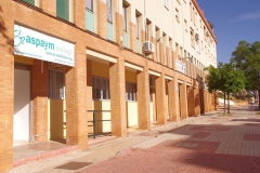 Fotografía del exterior del local  ASPAYM Málaga